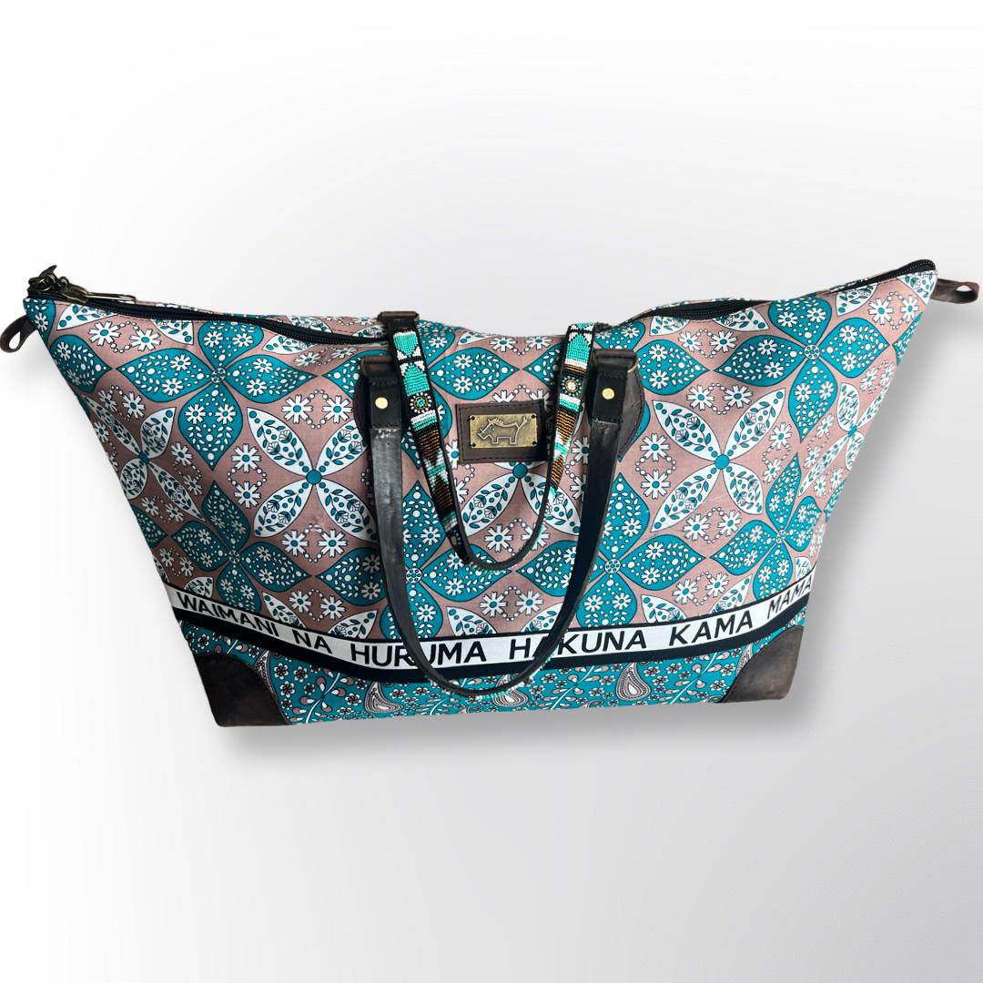 Beaded Handle Weekender