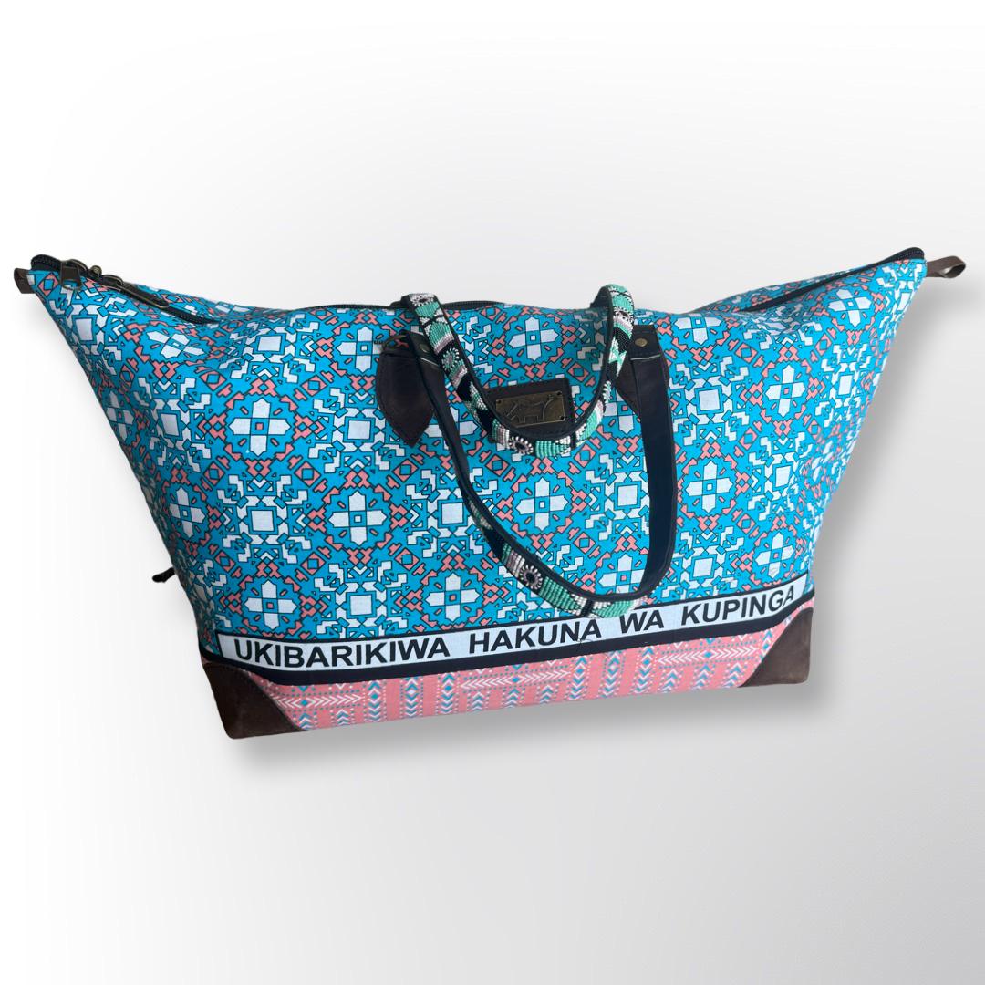 Beaded Handle Weekender