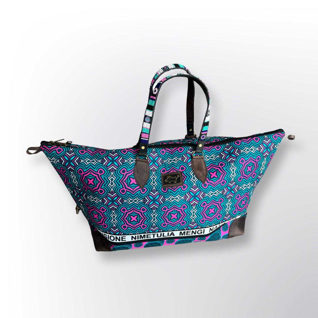 Beaded Handle Weekender