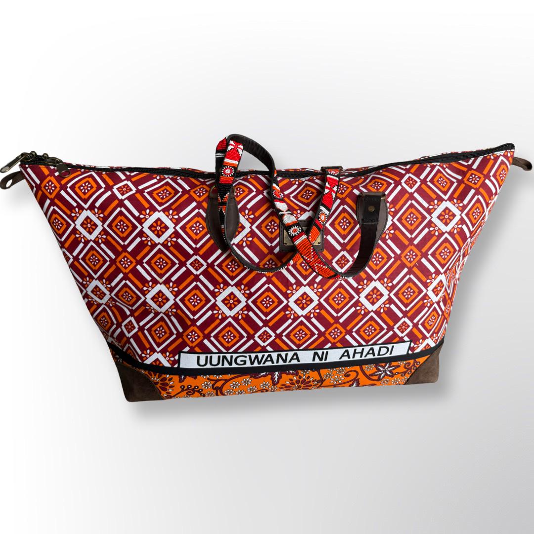 Beaded Handle Weekender