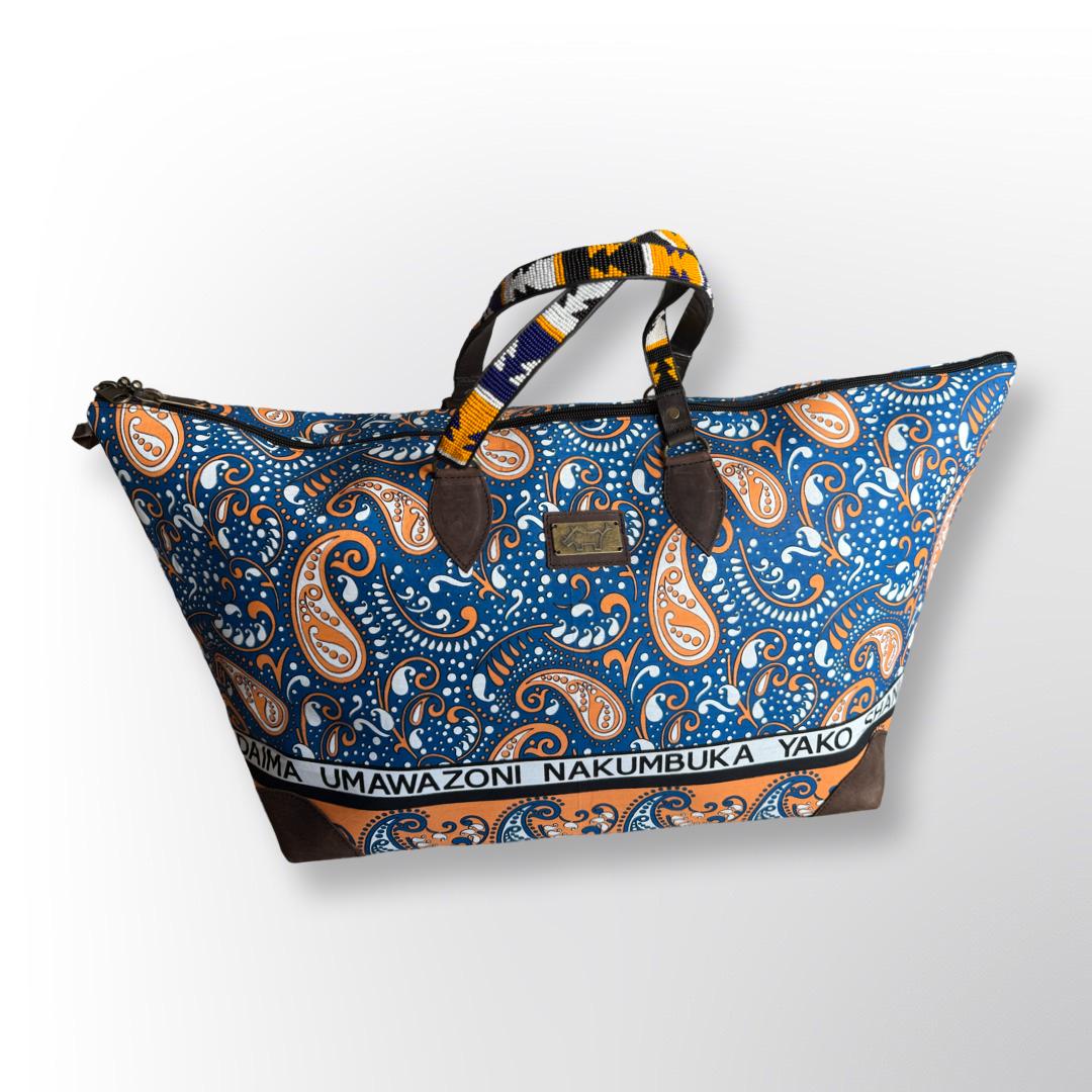 Beaded Handle Weekender