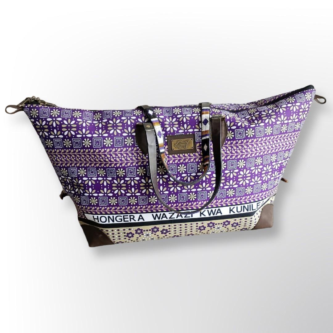 Beaded Handle Weekender