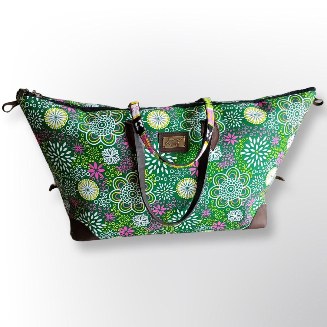 Beaded Handle Weekender