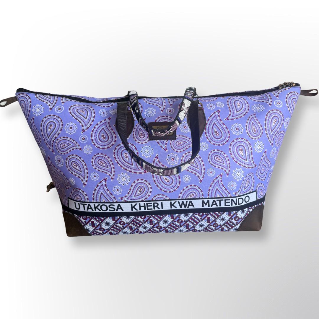 Beaded Handle Weekender