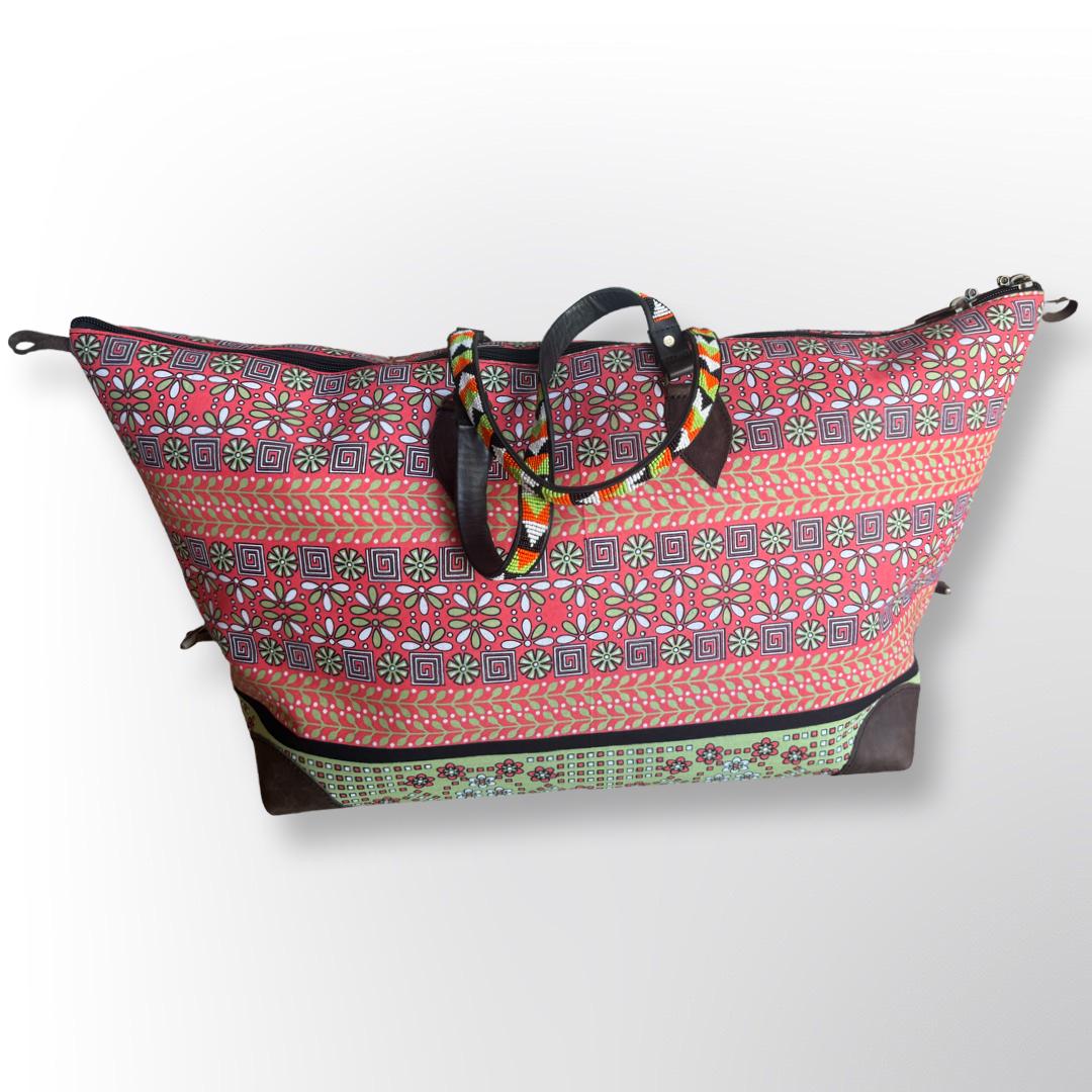 Beaded Handle Weekender