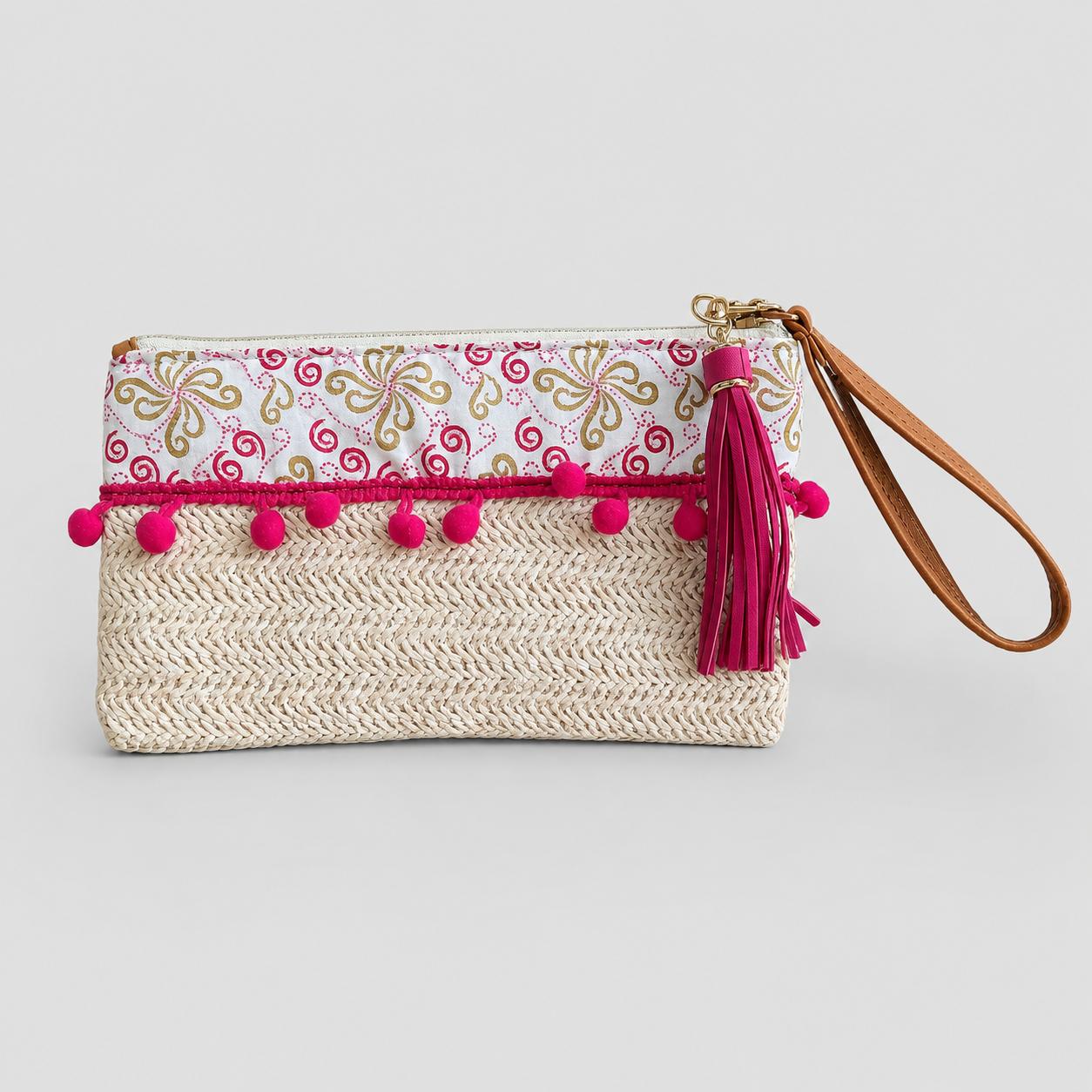 Woven Clutch Bag