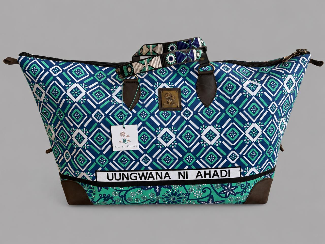 Beaded Handle Weekender