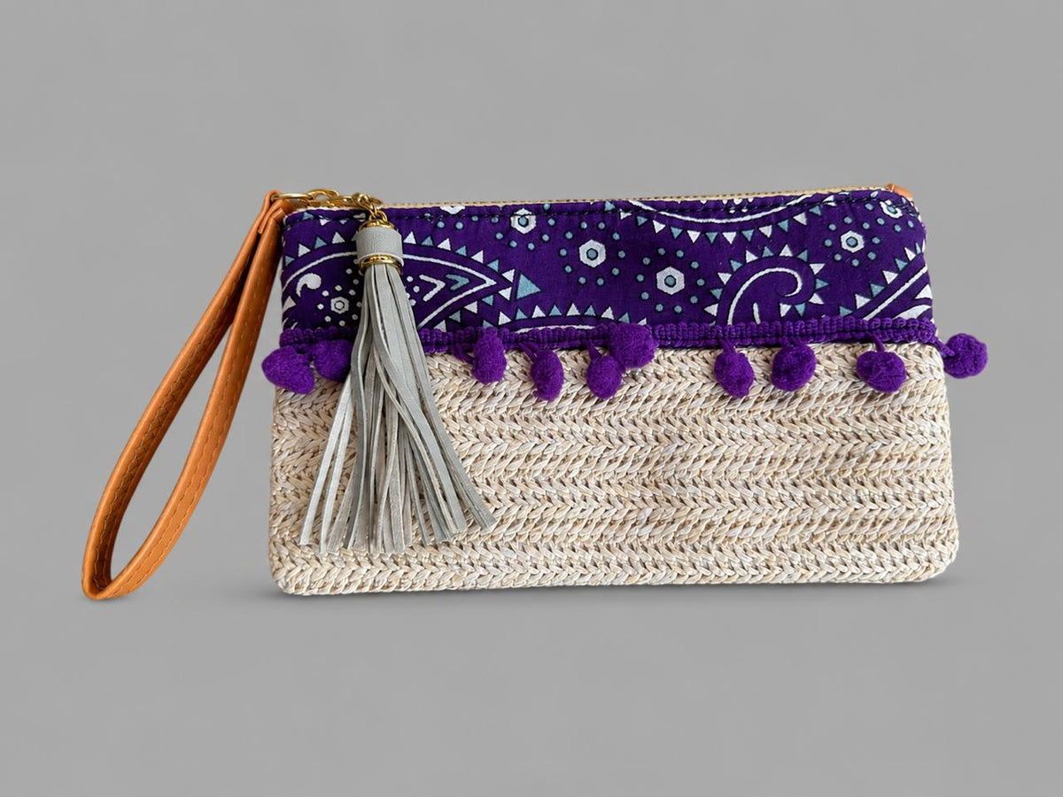 Woven Clutch Bag