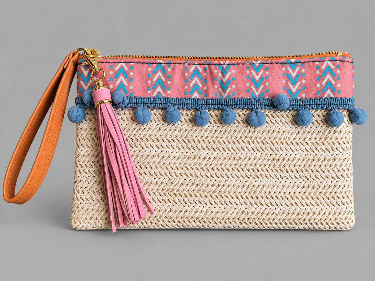 Woven Clutch Bag
