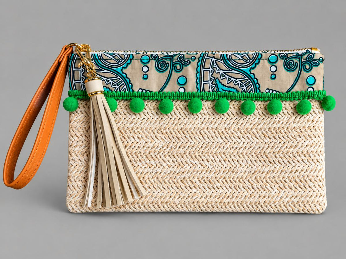 Woven Clutch Bag